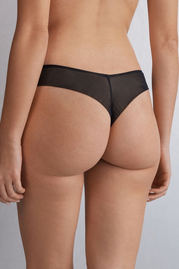 Bragas Intimissimi Luxury Momentszilian Mujer Negros Beige | WXME-48712