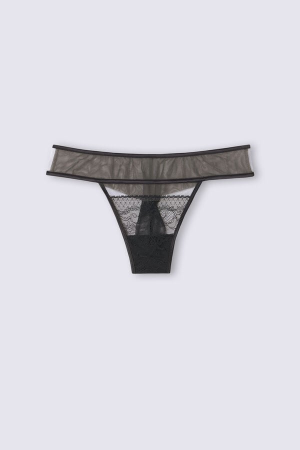 Bragas Intimissimi Luxury Momentszilian Mujer Negros Beige | WXME-48712