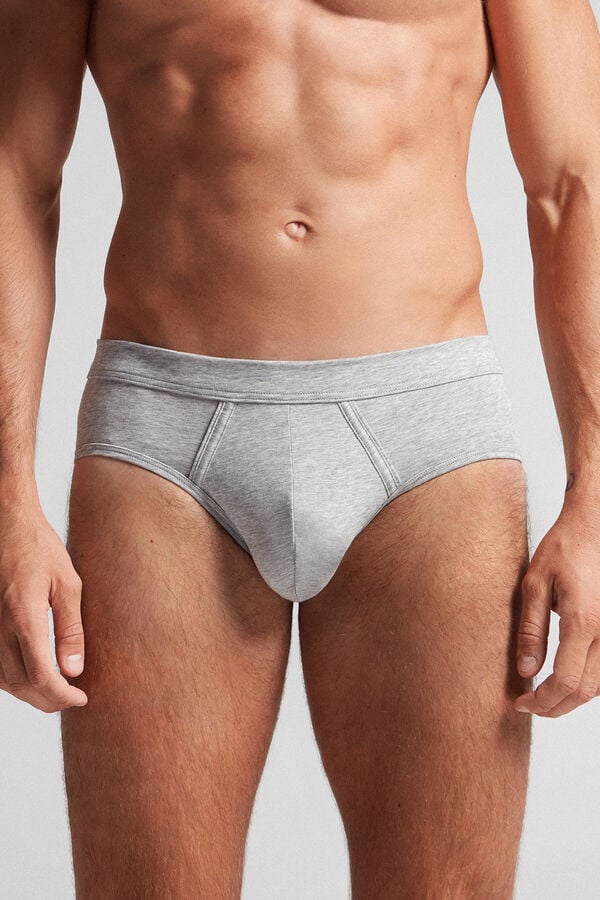 Bragas Intimissimi Natural Fresh Cotton Hombre Grises Claro | HTVM-50482