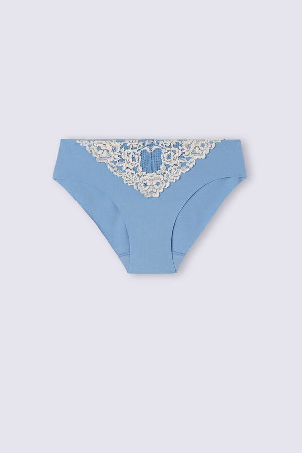 Bragas Intimissimi Pretty Flowers Seamless Cotton Mujer Azules Blancos | ABTN-18326