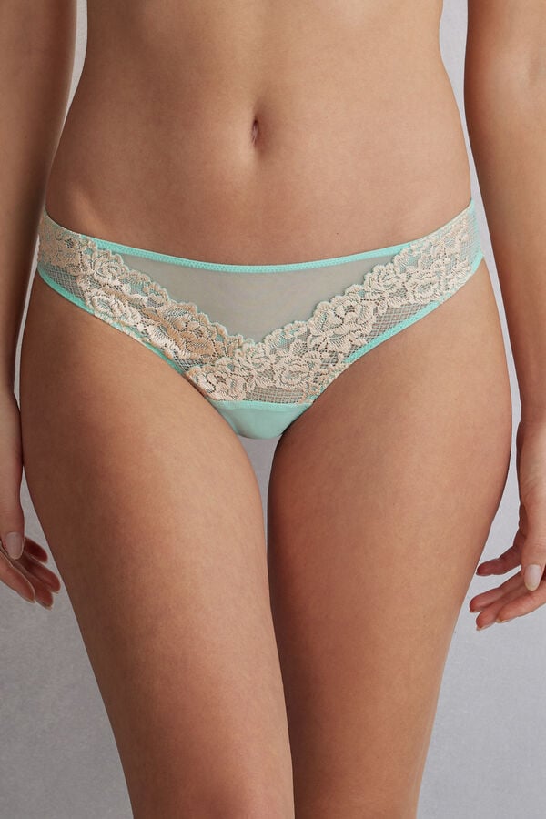 Bragas Intimissimi Pretty Flowerszilian Mujer Verdes Blancos | LXGC-72518