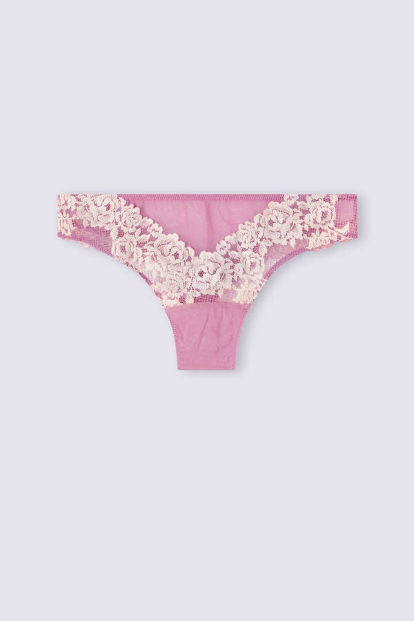 Bragas Intimissimi Pretty Flowerszilian Mujer Rosas Blancos | TDGE-14857