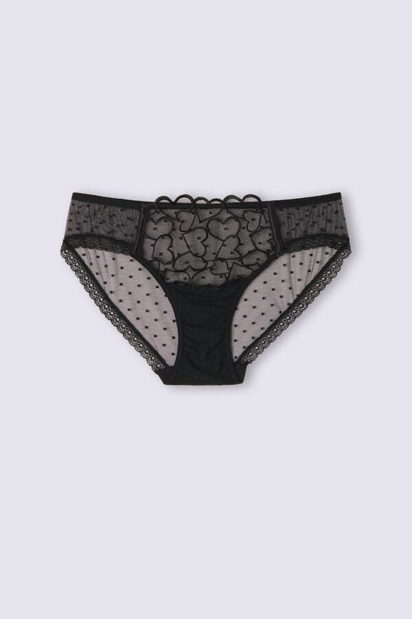 Bragas Intimissimi Queen Of Hearts Mujer Negros | HXGE-58743