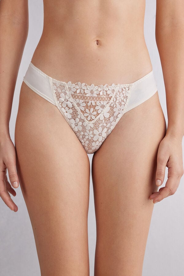 Bragas Intimissimi Romance Yourselfzilian Mujer Amarillos Claro Beige | MSAW-73468