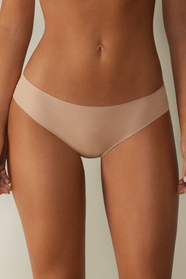 Bragas Intimissimi Seamless Cotton Mujer Naranjas Beige | FXUW-82317