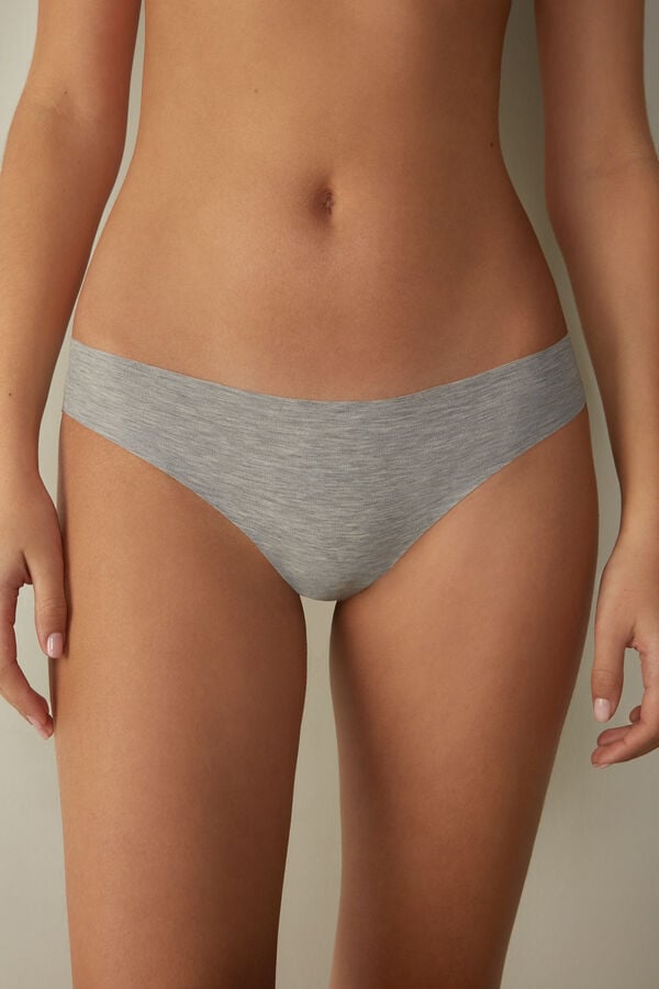 Bragas Intimissimi Seamless Cottonzilian Mujer Grises Claro | AIZK-04716