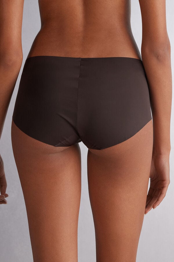 Bragas Intimissimi Seamless Microfiber Hipster Mujer Beige Marrom | ZDNH-53916