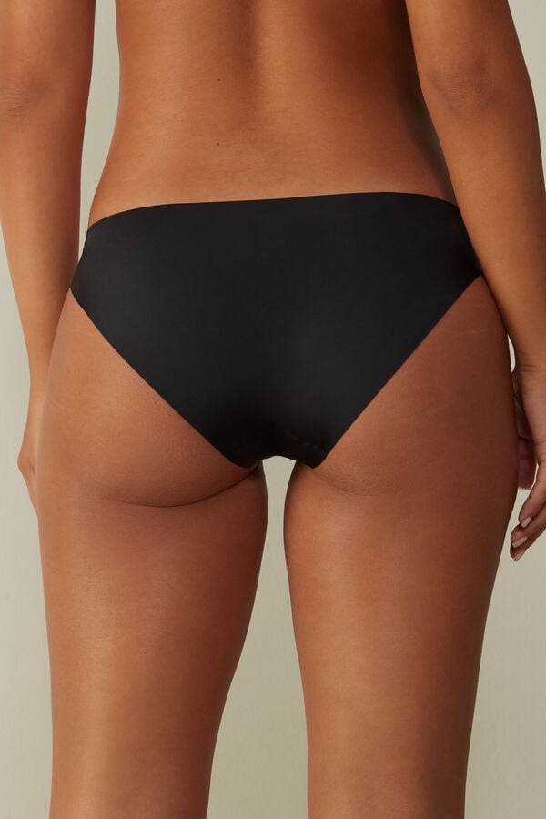 Bragas Intimissimi Seamless Microfiber Mujer Negros | LHFB-97423