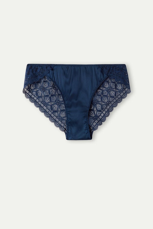 Bragas Intimissimi Silk And Lace Mujer Azules | SBXE-80613