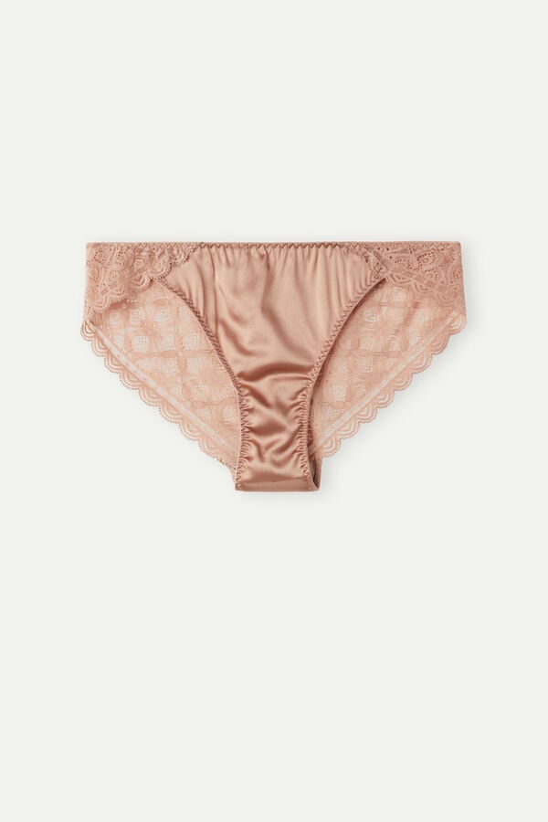 Bragas Intimissimi Silk And Lace Mujer Rosas | RMAE-17925