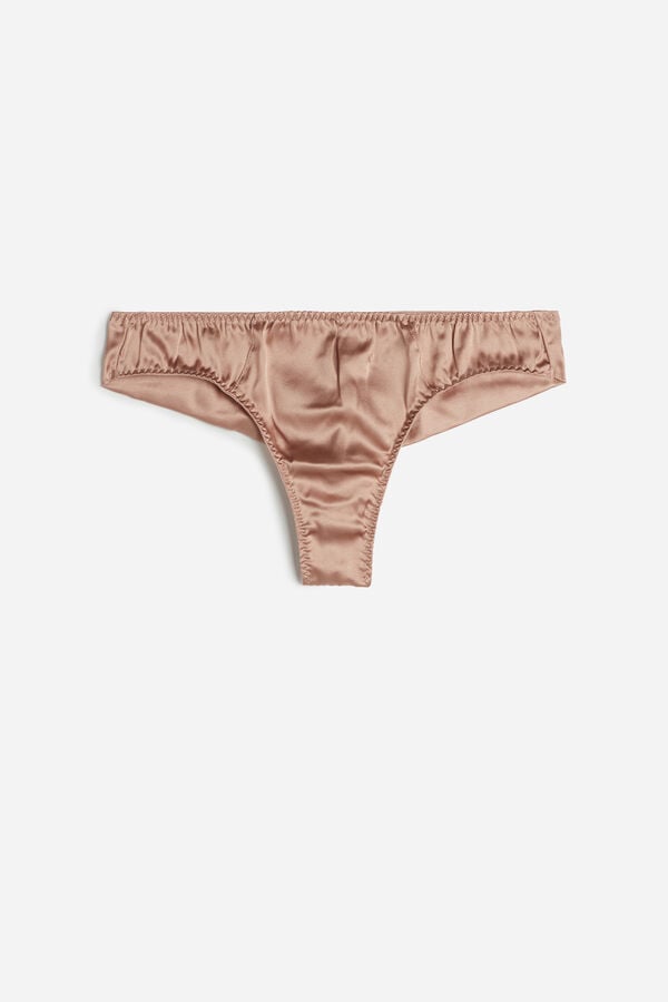 Bragas Intimissimi Silk Cheeky Mujer Rosas | PGLZ-94072