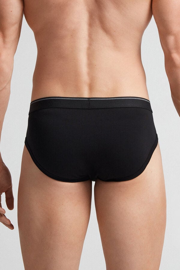 Bragas Intimissimi Superior Cotton Exposed Elastic Hombre Negros Grises Oscuro | CUYF-68271