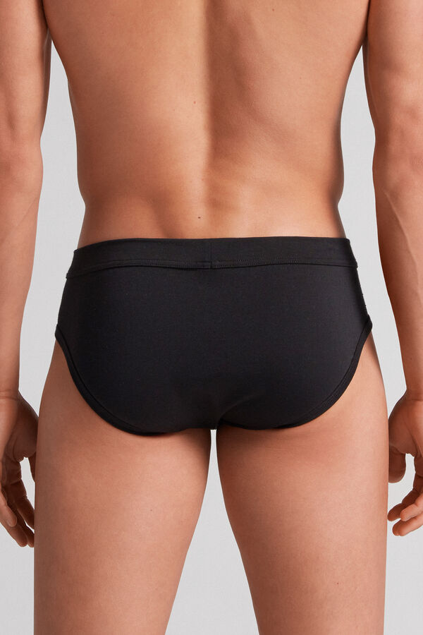 Bragas Intimissimi Superior Cotton Hombre Negros | WDNX-34029