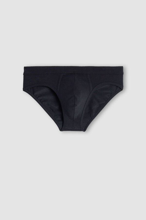 Bragas Intimissimi Superior Cotton Hombre Negros | WDNX-34029