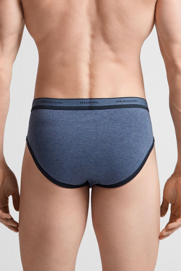 Bragas Intimissimi Superior Cotton Logo Hombre Azules Azules | EHKM-93786