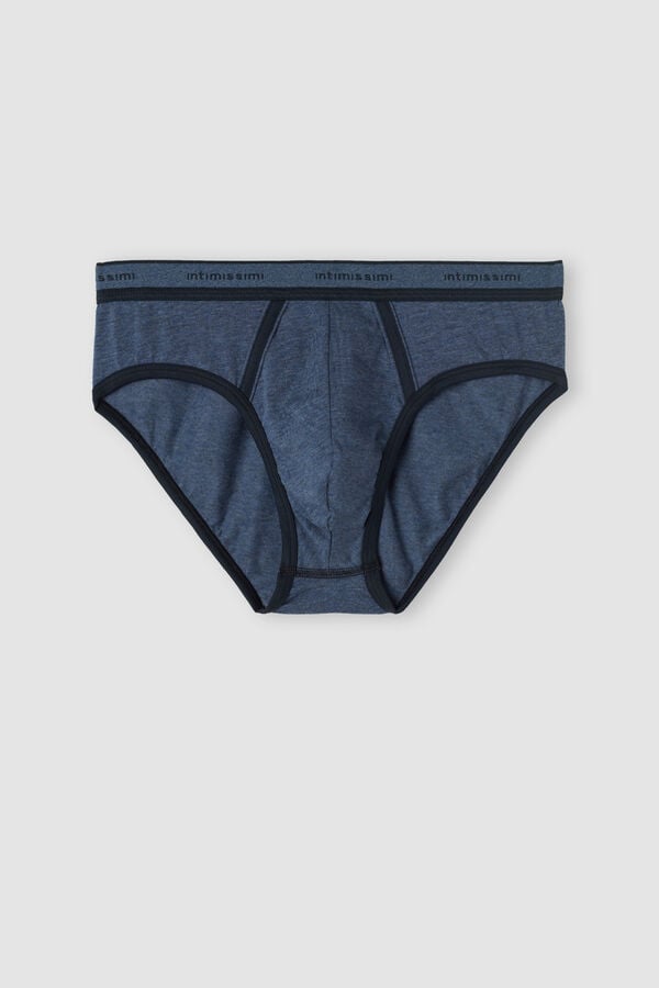 Bragas Intimissimi Superior Cotton Logo Hombre Azules Azules | EHKM-93786