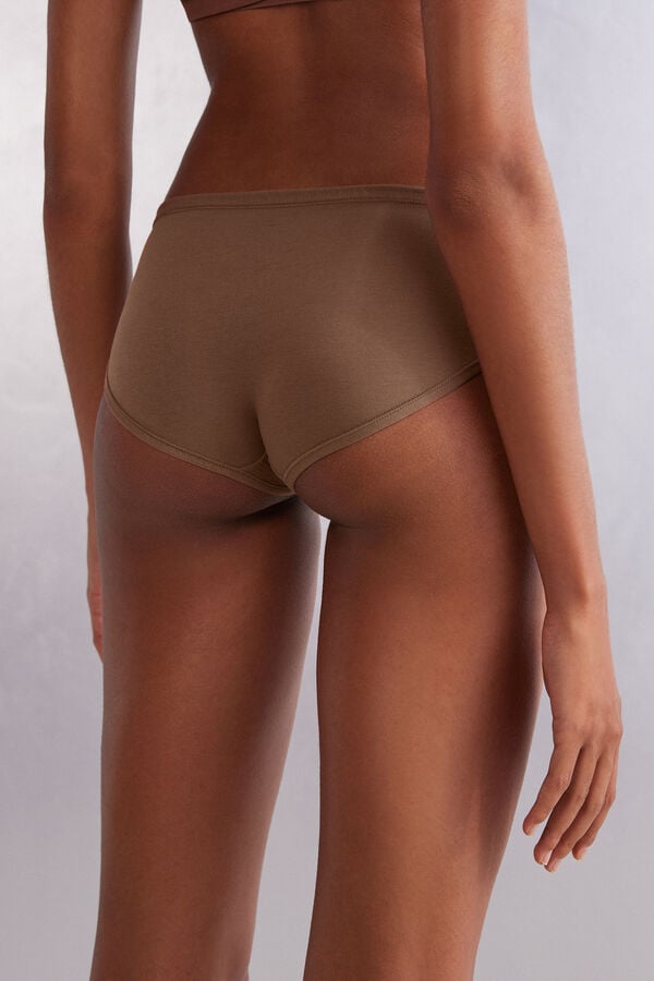 Bragas Intimissimi Ultralight Cotton Mujer Beige Oscuro | GDQV-21853