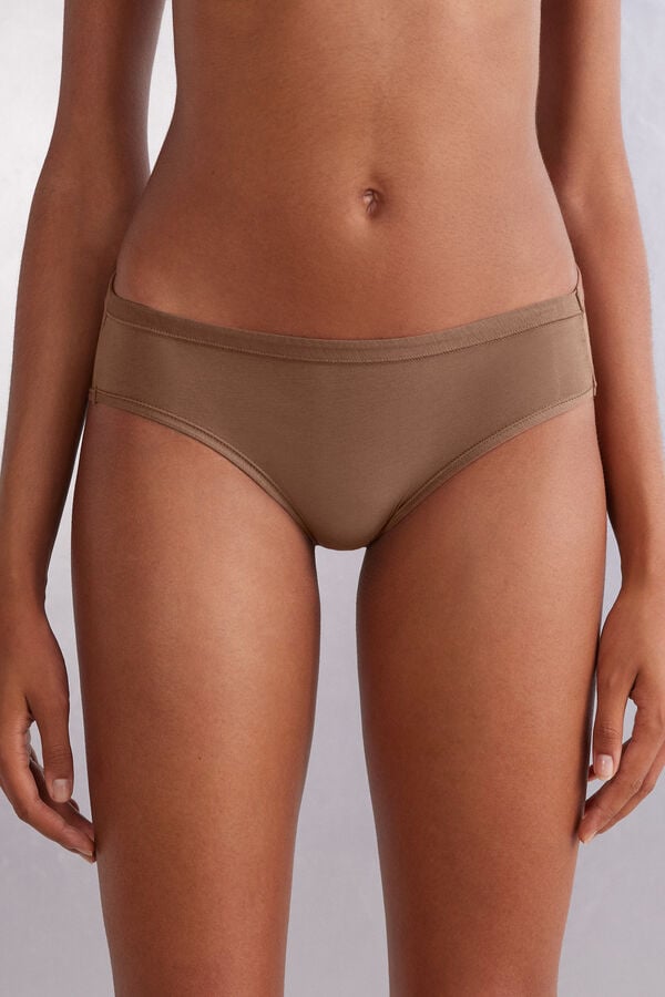 Bragas Intimissimi Ultralight Cotton Mujer Beige Oscuro | GDQV-21853