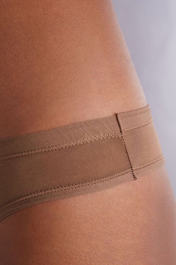 Bragas Intimissimi Ultralight Cottonzilian Mujer Beige Oscuro | RDSJ-41729