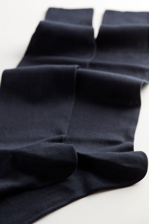 Calcetines Intimissimi Tall Cashmere-Silk-Cotton Blend Hombre Azules | YMKA-60271