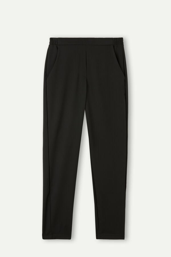 Pantalon Intimissimi Full Length With Pockets Mujer Negros | BERG-75890