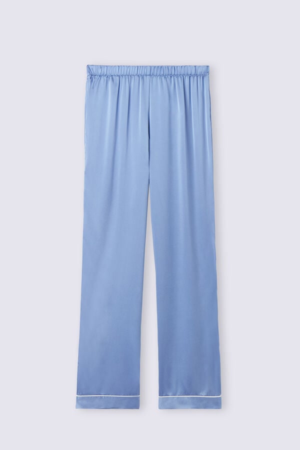 Pantalon Intimissimi Silk Satin Mujer Azules | LWUA-60819