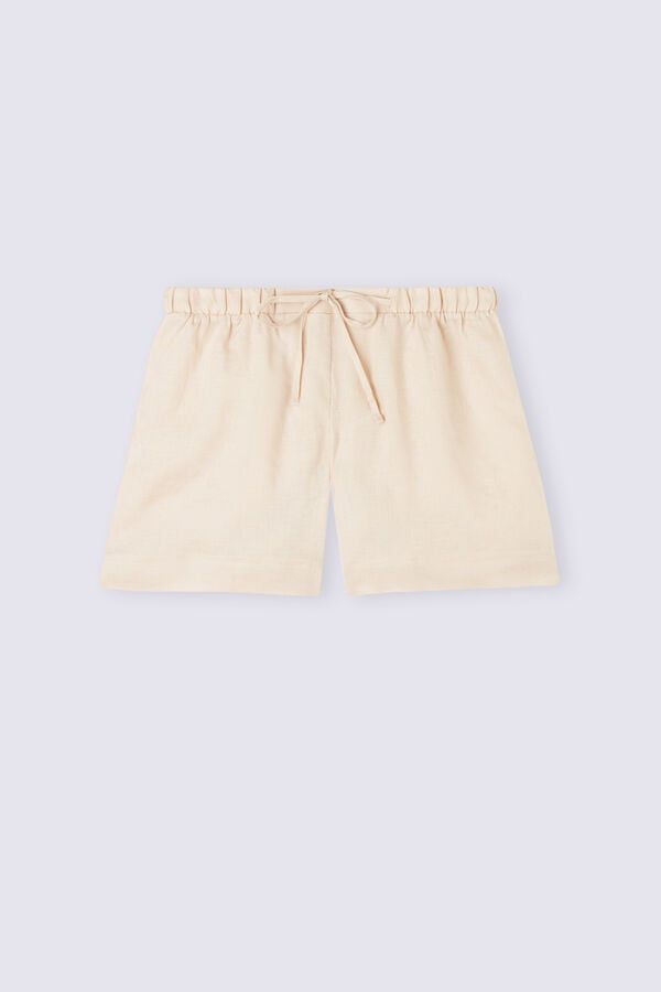 Short Intimissimi Linen Cloth Mujer Beige | PBIL-85614