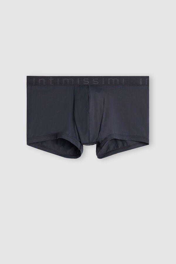 Short Intimissimi Microfiber Logo Hombre Grises | NBXD-35021