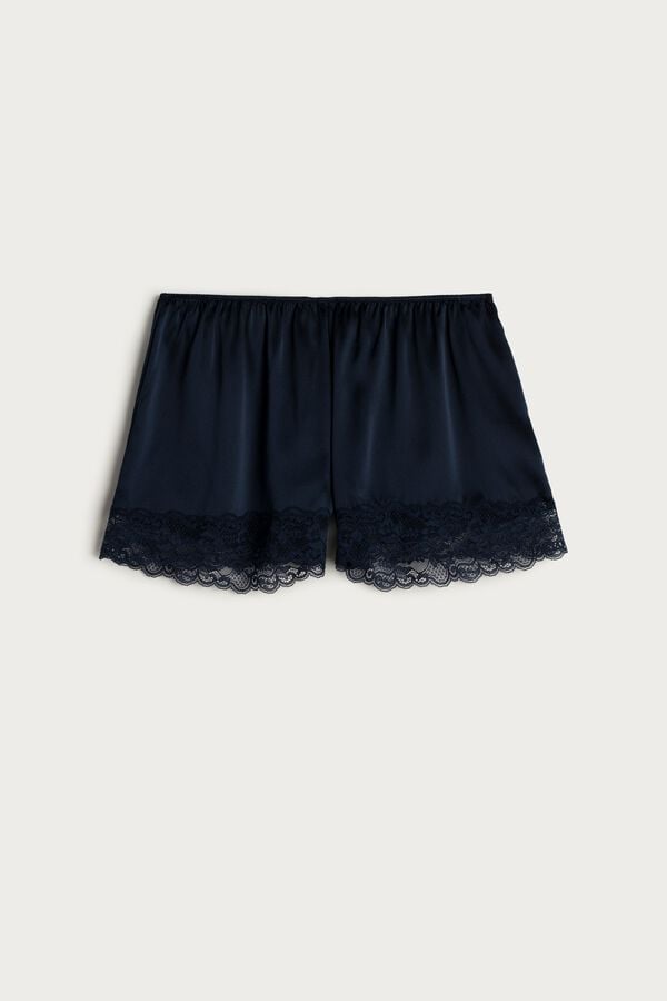 Short Intimissimi Silk Mujer Azules | YBMR-92817