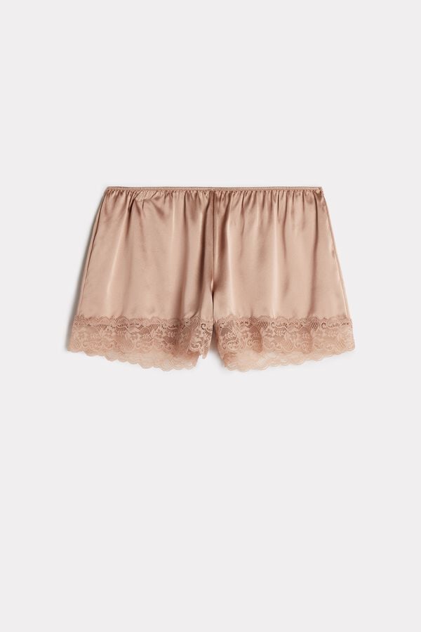 Short Intimissimi Silk Mujer Rosas | ZVPH-31506