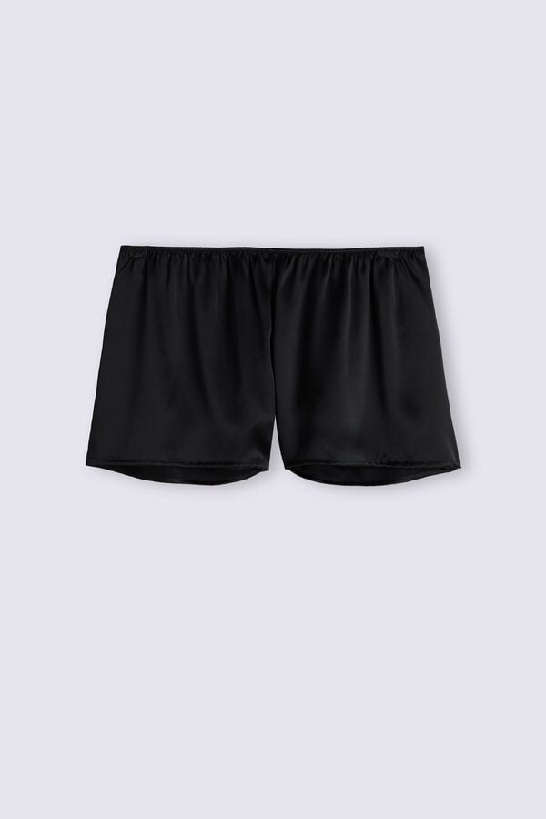 Short Intimissimi Smooth Silk-Satin Mujer Negros | HCKU-28693