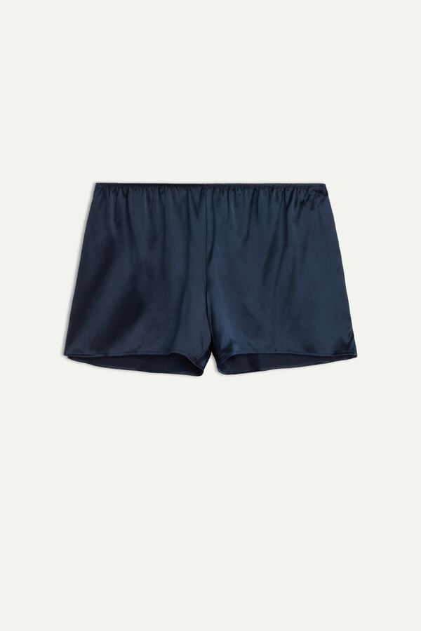 Short Intimissimi Smooth Silk-Satin Mujer Azules | EYUJ-32645