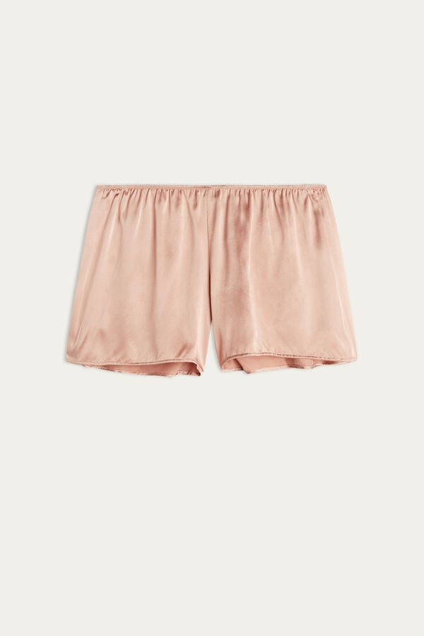 Short Intimissimi Smooth Silk-Satin Mujer Rosas | WJFV-16820