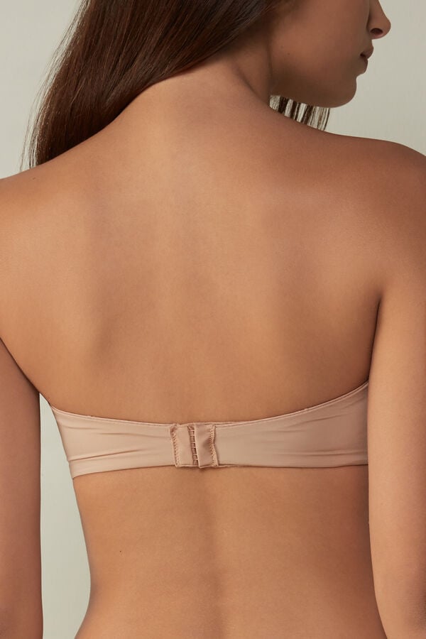 Sujetador Intimissimi Anna Bandeau Ultralight Microfiber Mujer Naranjas Beige | GTJC-16085