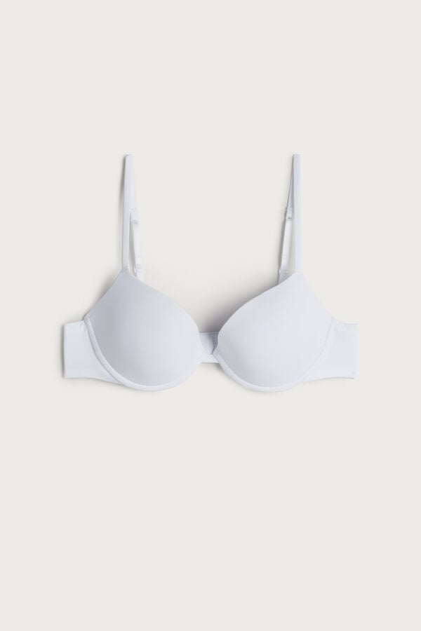 Sujetador Intimissimi Bellissima Push-Up Microfiber Mujer Blancos | ZJVD-53947