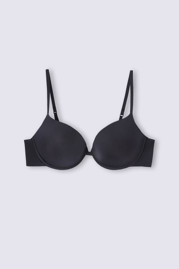 Sujetador Intimissimi Bellissima Push-Up Ultralight Microfiber Mujer Negros | SECP-76802