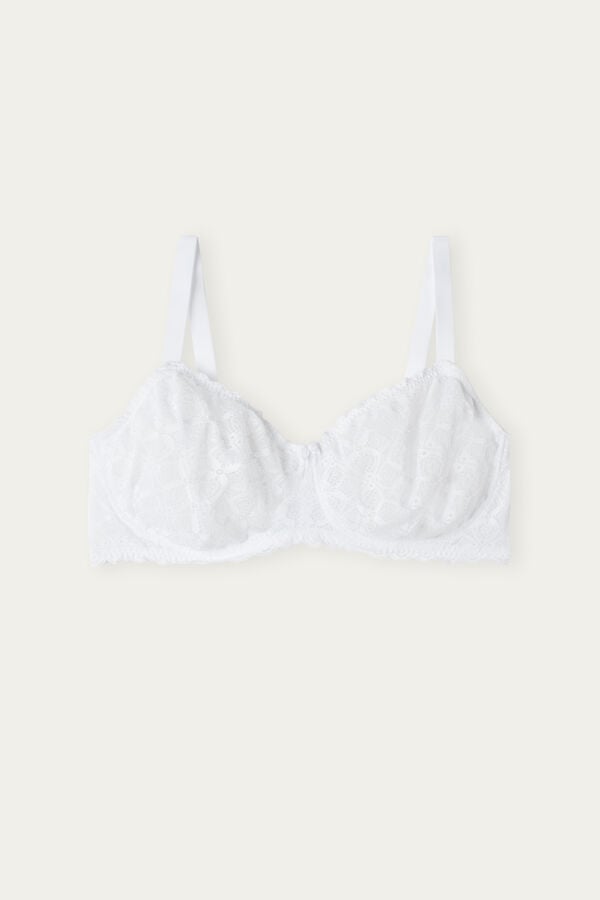 Sujetador Intimissimi Daniela Balconette Lace Mujer Blancos | ODIJ-39045