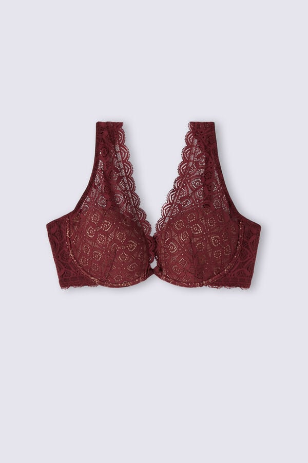 Sujetador Intimissimi Elena Balconette Lace Mujer Rojos | YGBN-95380