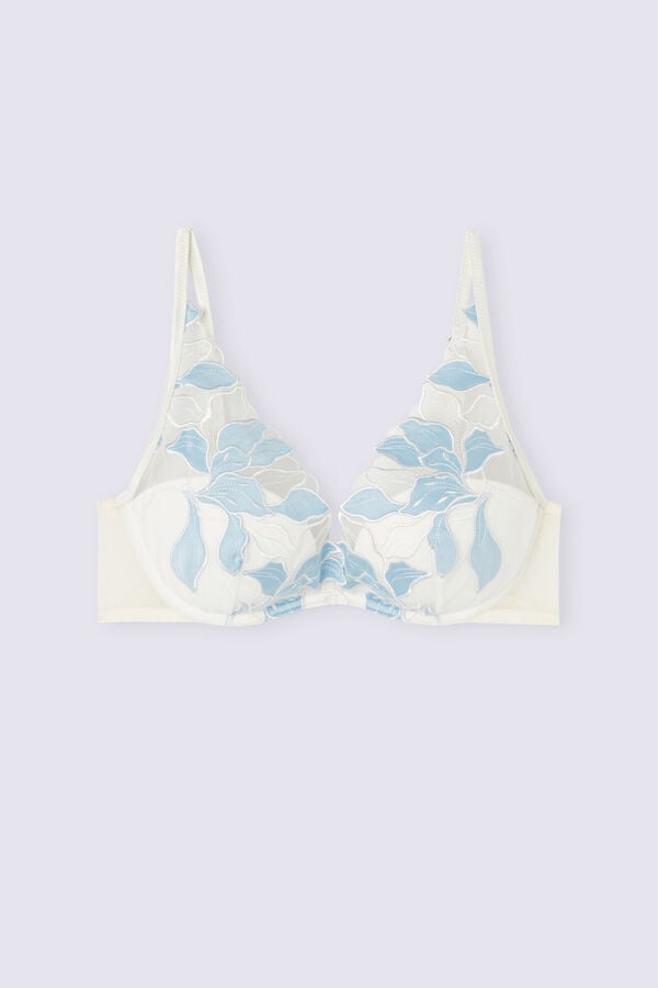 Sujetador Intimissimi Eternal Flowers Giorgia Balconette Mujer Azules | SJZA-14086