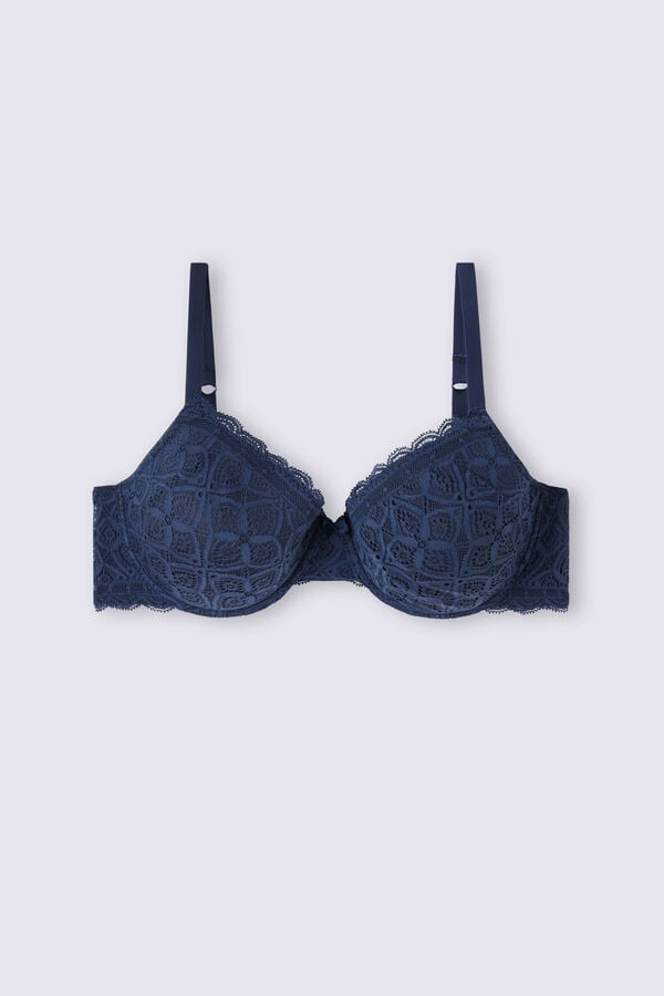 Sujetador Intimissimi Francesca Balconette Lace Mujer Azules | ZIUV-96327