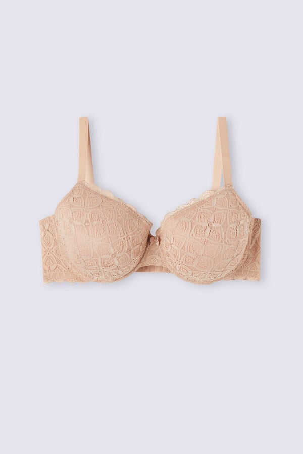 Sujetador Intimissimi Francesca Balconette Lace Mujer Naranjas Beige | MAHQ-73926