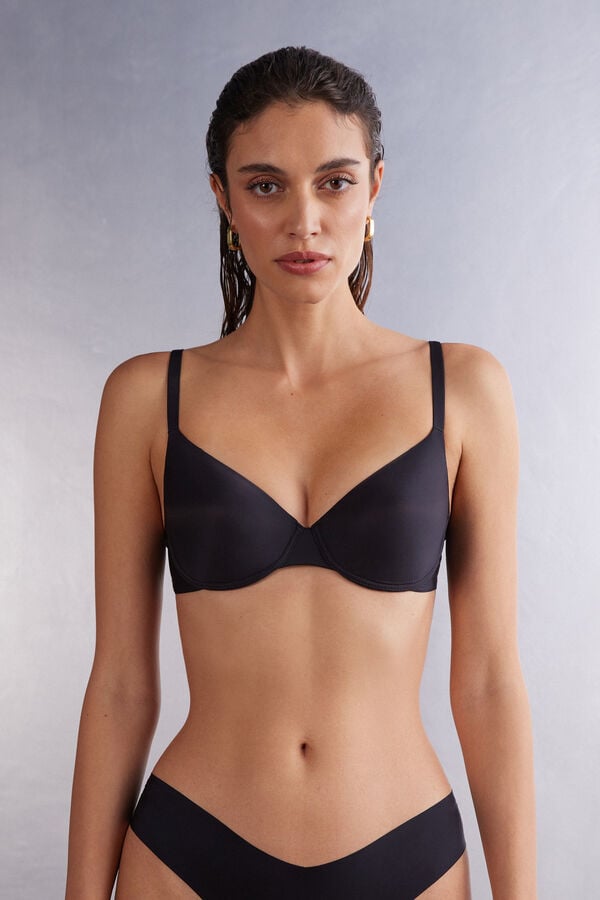 Sujetador Intimissimi Francesca Ultimate Balconette Mujer Negros | OPWV-24786