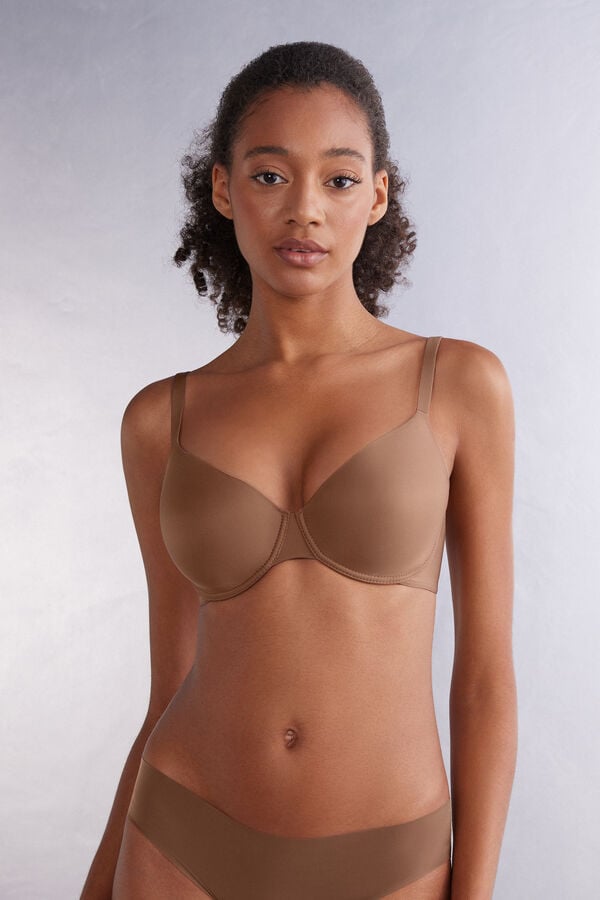 Sujetador Intimissimi Francesca Ultimate Balconette Mujer Beige Oscuro | SKGP-14395