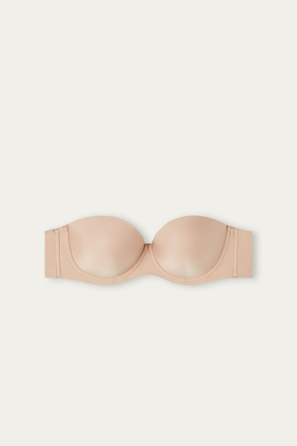 Sujetador Intimissimi Giada Microfiber Bandeau Mujer Naranjas Beige | AWRZ-62317