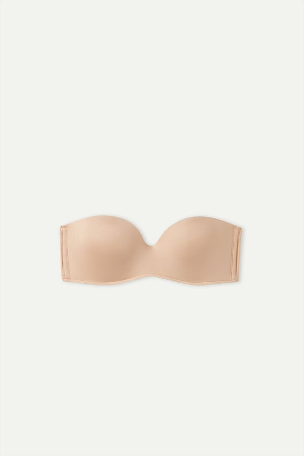 Sujetador Intimissimi Gioia Bandeau Ultralight Microfiber Mujer Naranjas Beige | APSK-07586