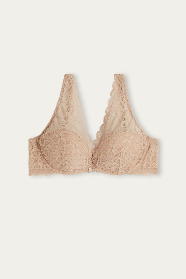 Sujetador Intimissimi Giorgia Balconette Lace Mujer Naranjas Beige | SBMO-05481