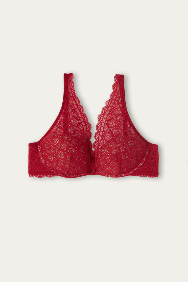 Sujetador Intimissimi Giorgia Balconette Lace Mujer Rojos | VQBC-84602