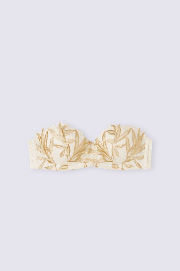 Sujetador Intimissimi Golden Hour Gioia Bandeau Mujer Amarillos Claro Blancos | MYZX-26789