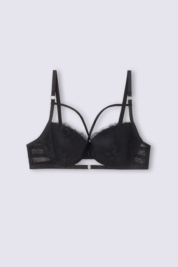 Sujetador Intimissimi Intricate Surface Sofia Balconette Mujer Negros | EYXK-05921