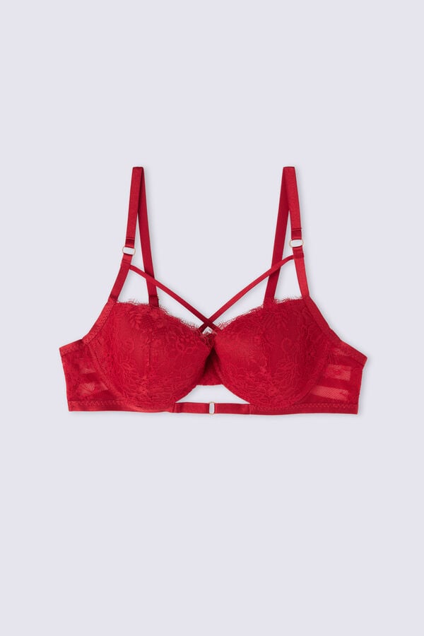 Sujetador Intimissimi Intricate Surface Sofia Balconette Mujer Rojos | ZYAH-17052